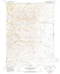 Mahala Creek West Nevada Historical topographic map, 1:24000 scale, 7.5 X 7.5 Minute, Year 1971
