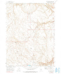 Mahogany Mtn Nevada Historical topographic map, 1:24000 scale, 7.5 X 7.5 Minute, Year 1972