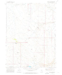 Mahogany Mtn Nevada Historical topographic map, 1:24000 scale, 7.5 X 7.5 Minute, Year 1972