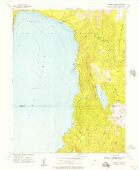 Marlette Lake Nevada Historical topographic map, 1:24000 scale, 7.5 X 7.5 Minute, Year 1955