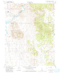 McTarnahan Hill Nevada Historical topographic map, 1:24000 scale, 7.5 X 7.5 Minute, Year 1968