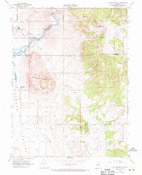 McTarnahan Hill Nevada Historical topographic map, 1:24000 scale, 7.5 X 7.5 Minute, Year 1968
