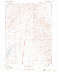 Melandco Nevada Historical topographic map, 1:24000 scale, 7.5 X 7.5 Minute, Year 1968