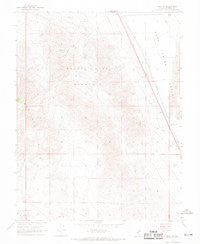 Mina NW Nevada Historical topographic map, 1:24000 scale, 7.5 X 7.5 Minute, Year 1967