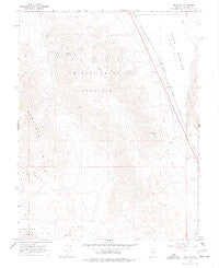 Mina NW Nevada Historical topographic map, 1:24000 scale, 7.5 X 7.5 Minute, Year 1967