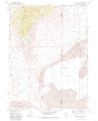 Miners Canyon Nevada Historical topographic map, 1:24000 scale, 7.5 X 7.5 Minute, Year 1971