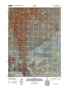 Miners Canyon Nevada Historical topographic map, 1:24000 scale, 7.5 X 7.5 Minute, Year 2012