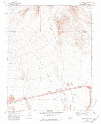 Moapa Peak SE Nevada Historical topographic map, 1:24000 scale, 7.5 X 7.5 Minute, Year 1969