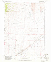 Montello Nevada Historical topographic map, 1:24000 scale, 7.5 X 7.5 Minute, Year 1967