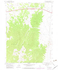 Moor Summit Nevada Historical topographic map, 1:24000 scale, 7.5 X 7.5 Minute, Year 1968