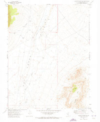Moores Station SW Nevada Historical topographic map, 1:24000 scale, 7.5 X 7.5 Minute, Year 1967