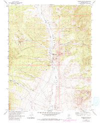 Moores Station Nevada Historical topographic map, 1:24000 scale, 7.5 X 7.5 Minute, Year 1967