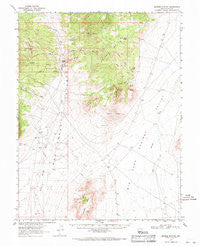 Moores Station Nevada Historical topographic map, 1:62500 scale, 15 X 15 Minute, Year 1967