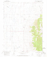 Moorman Spring NE Nevada Historical topographic map, 1:24000 scale, 7.5 X 7.5 Minute, Year 1969