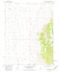 Moorman Spring NE Nevada Historical topographic map, 1:24000 scale, 7.5 X 7.5 Minute, Year 1969