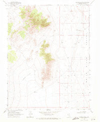Moorman Spring Nevada Historical topographic map, 1:24000 scale, 7.5 X 7.5 Minute, Year 1969