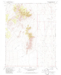 Moorman Spring Nevada Historical topographic map, 1:24000 scale, 7.5 X 7.5 Minute, Year 1969