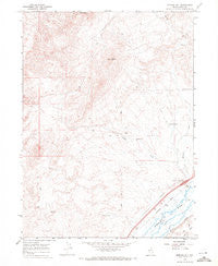 Morgan Hill Nevada Historical topographic map, 1:24000 scale, 7.5 X 7.5 Minute, Year 1967