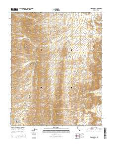 Mormon Well Nevada Current topographic map, 1:24000 scale, 7.5 X 7.5 Minute, Year 2015