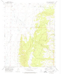 Mosquito Creek Nevada Historical topographic map, 1:24000 scale, 7.5 X 7.5 Minute, Year 1971