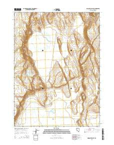Mosquito Valley Nevada Current topographic map, 1:24000 scale, 7.5 X 7.5 Minute, Year 2015