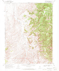 Mount Airy NE Nevada Historical topographic map, 1:24000 scale, 7.5 X 7.5 Minute, Year 1969