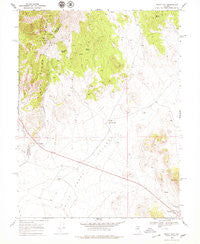 Mount Airy Nevada Historical topographic map, 1:24000 scale, 7.5 X 7.5 Minute, Year 1969