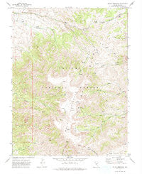 Mount Jefferson Nevada Historical topographic map, 1:24000 scale, 7.5 X 7.5 Minute, Year 1971