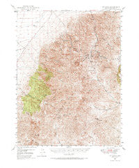 Mt. Lewis Nevada Historical topographic map, 1:62500 scale, 15 X 15 Minute, Year 1949