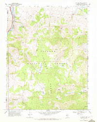 Mt. Rose NW Nevada Historical topographic map, 1:24000 scale, 7.5 X 7.5 Minute, Year 1968