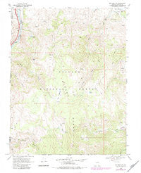 Mt. Rose NW Nevada Historical topographic map, 1:24000 scale, 7.5 X 7.5 Minute, Year 1968