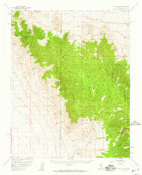 Mt. Stirling Nevada Historical topographic map, 1:62500 scale, 15 X 15 Minute, Year 1957