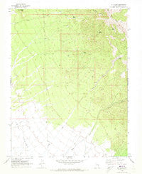 Mt. Wilson Nevada Historical topographic map, 1:24000 scale, 7.5 X 7.5 Minute, Year 1970