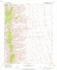 Mule Deer Ridge NE Nevada Historical topographic map, 1:24000 scale, 7.5 X 7.5 Minute, Year 1969