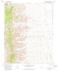 Mule Deer Ridge NE Nevada Historical topographic map, 1:24000 scale, 7.5 X 7.5 Minute, Year 1969