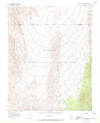 Mule Deer Ridge Nevada Historical topographic map, 1:24000 scale, 7.5 X 7.5 Minute, Year 1969