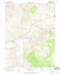 New Empire Nevada Historical topographic map, 1:24000 scale, 7.5 X 7.5 Minute, Year 1968