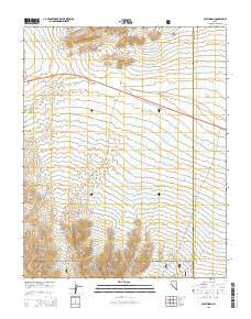 Niavi Wash Nevada Current topographic map, 1:24000 scale, 7.5 X 7.5 Minute, Year 2015