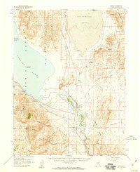 Nixon Nevada Historical topographic map, 1:62500 scale, 15 X 15 Minute, Year 1957