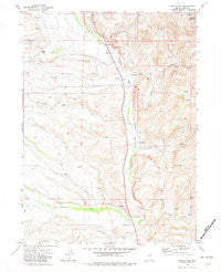 North Fork Nevada Historical topographic map, 1:24000 scale, 7.5 X 7.5 Minute, Year 1971