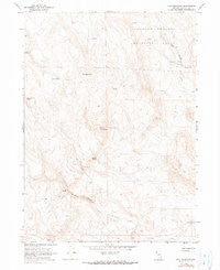 Nut Mountain Nevada Historical topographic map, 1:24000 scale, 7.5 X 7.5 Minute, Year 1966