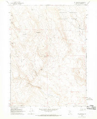 Nut Mountain Nevada Historical topographic map, 1:24000 scale, 7.5 X 7.5 Minute, Year 1966