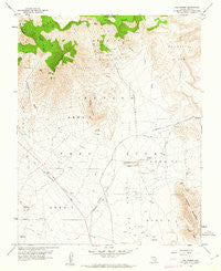 Oak Spring Nevada Historical topographic map, 1:24000 scale, 7.5 X 7.5 Minute, Year 1960