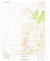 Oreana Spring Nevada Historical topographic map, 1:24000 scale, 7.5 X 7.5 Minute, Year 1970