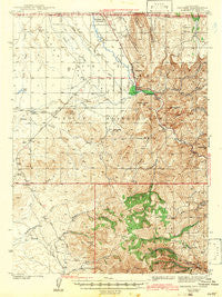 Owyhee Nevada Historical topographic map, 1:62500 scale, 15 X 15 Minute, Year 1942