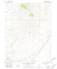Oxley Peak Nevada Historical topographic map, 1:24000 scale, 7.5 X 7.5 Minute, Year 1968