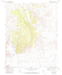 Pahroc Spring Nevada Historical topographic map, 1:24000 scale, 7.5 X 7.5 Minute, Year 1970