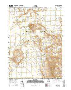 Painted Point Nevada Current topographic map, 1:24000 scale, 7.5 X 7.5 Minute, Year 2015