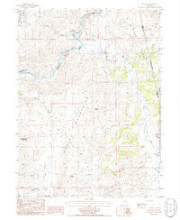 Palisade Nevada Historical topographic map, 1:24000 scale, 7.5 X 7.5 Minute, Year 1985