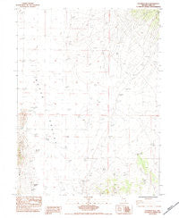 Palomino Well Nevada Historical topographic map, 1:24000 scale, 7.5 X 7.5 Minute, Year 1984